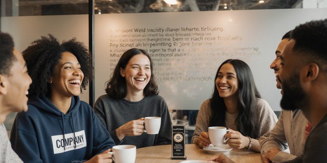 Ein Team im Employer Branding Meeting